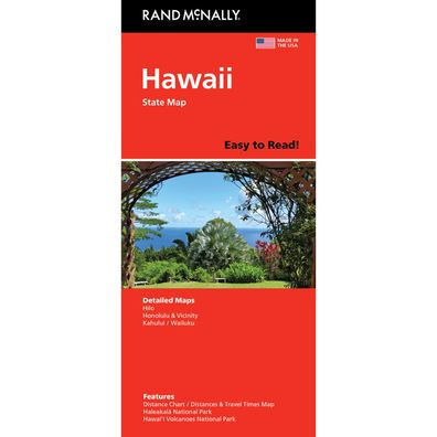 Hawaii Easy to Read State Map