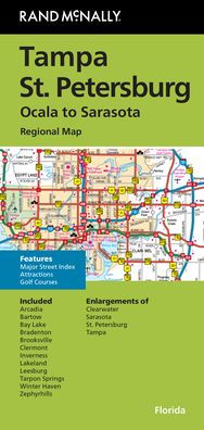 Tampa/St Petersburg FL Regional Map