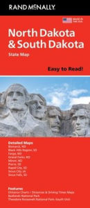 Title: North & South Dakota Easy to Read State Map, Author: Rand McNally