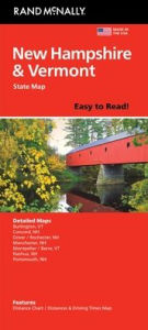 Title: New Hampshire/Vermont Easy to Read State Map, Author: Rand McNally