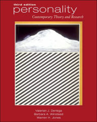 Title: Personality: Contemporary Theory and Research (with InfoTrac) / Edition 3, Author: Valerian J. Derlega