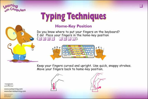 Wall Chart Set, Learning to Type with Bernie / Edition 1