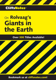 Title: CliffsNotes on Rolvaag's Giants In the Earth, Author: Frank B. Huggins