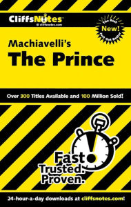 Title: CliffsNotes on Machiavelli's The Prince, Author: Stacy Magedanz