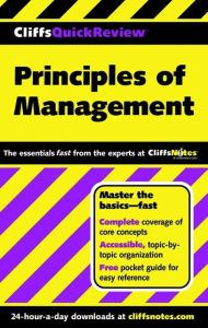 Title: CliffsQuickReview Principles of Management, Author: Ellen Benowitz