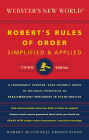 Webster's New World Robert's Rules of Order Simplified and Applied, Third Edition