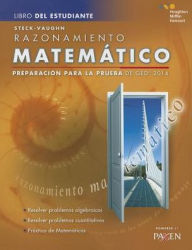 Title: Steck-Vaughn GED: Test Prep 2014 GED Mathematical Reasoning Spanish Student Edition 2014 / Edition 1, Author: Houghton Mifflin Harcourt