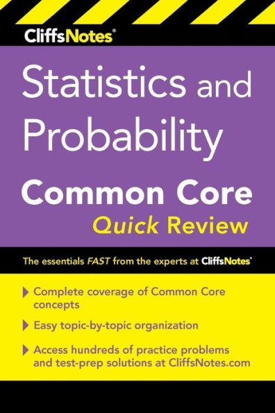 Cliffsnotes Statistics and Probability Common Core Quick Review