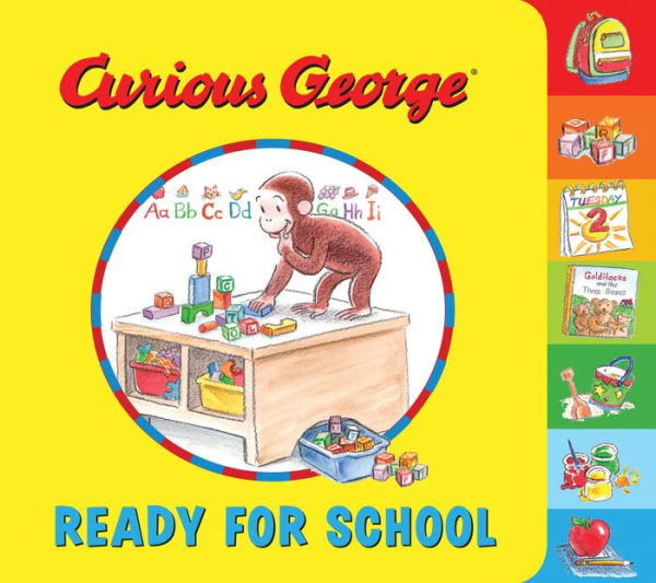 Curious George Ready for School (tabbed board book)