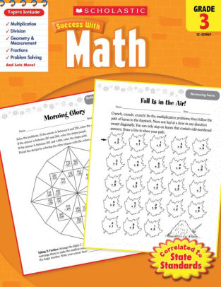 Scholastic Success with Math, Grade 3 by Scholastic, Paperback | Barnes