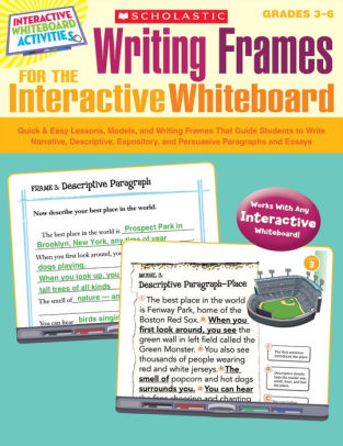 Writing Frames For The Interactive Whiteboard Quick Easy Lessons Models And Writing Frames That Guide Students To Write Narrative Descriptive
