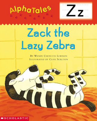 Zack The Lazy Zebra Letter Znook Book - 