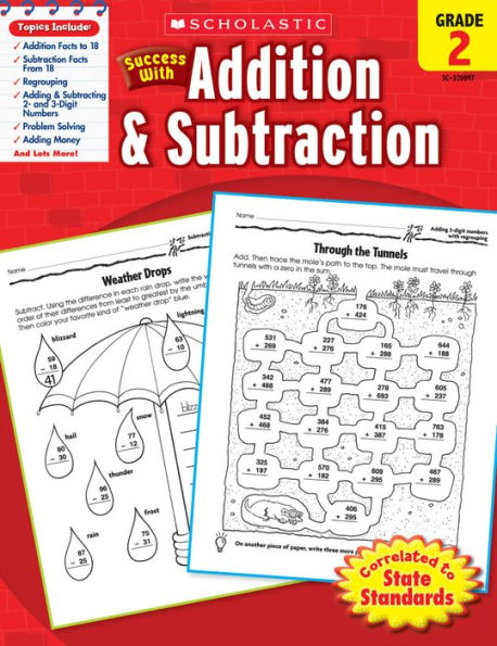 Scholastic Success With Addition & Subtraction: Grade 2