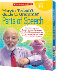 Title: Marvin Terban's Guide to Grammar: Parts of Speech: A Mini-Curriculum With Engaging Lessons, Fun Videos, Interactive Whiteboard Activities, and Reproducible Practice Pages for Teaching the Parts of Speech, Author: Marvin Terban