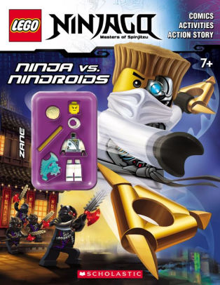 Lego Ninjago Ninja Vs Nindroid Activity Book With Minifigurepaperback - 
