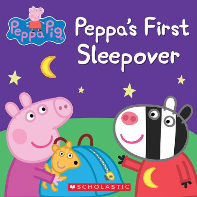 peppa s first sleepover peppa pig series by scholastic eone