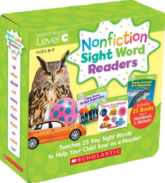 Nonfiction Sight Word Readers: Guided Reading Level C (Parent Pack): Teaches 25 Key Sight Words to Help Your Child Soar as a Reader!