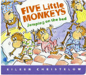 Alternative view 1 of Five Little Monkeys Jumping on the Bed Lap Board Book