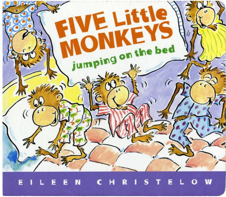 Five Little Monkeys Jumping On The Bed Lap Board Book