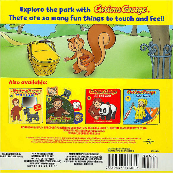 Curious George at the Park Touch-and-Feel (CGTV Board Book)