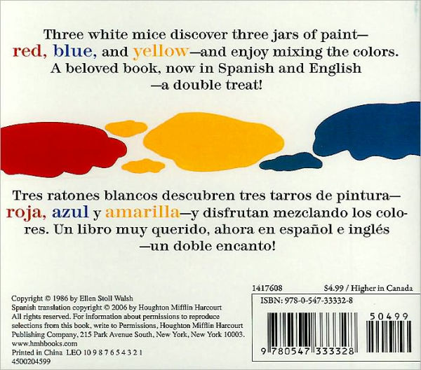 Mouse Paint/Pintura De Raton Board Book: Bilingual English-Spanish