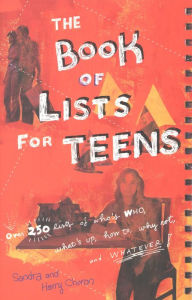 Title: the Book of Lists for Teens, Author: Sandra Choron