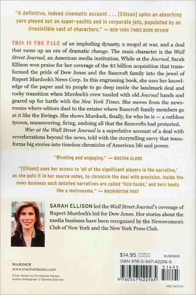 War At the Wall Street Journal: Inside Struggle to Control an American Business Empire
