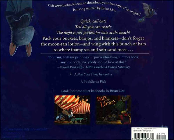 Bats at the Beach lap board book