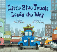 Little Blue Truck Leads the Way (board book)