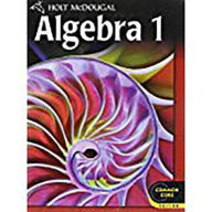 Title: Holt McDougal Algebra 1: Student Edition 2012 / Edition 1, Author: Houghton Mifflin Harcourt