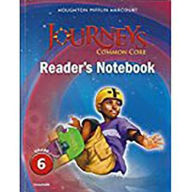 Title: Journeys: Common Core Reader's Notebook Consumable Grade 6 / Edition 1, Author: Houghton Mifflin Harcourt