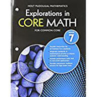 Title: Explorations in Core Math: Common Core Student Edition Grade 7 2014 / Edition 1, Author: Houghton Mifflin Harcourt