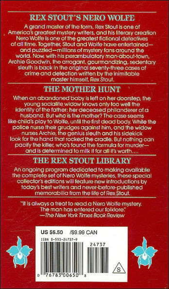 The Mother Hunt (Nero Wolfe Series)