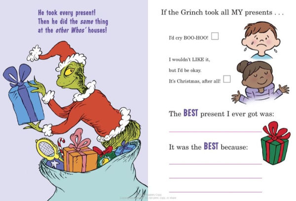 My Book About Christmas by ME, Myself: with some help from the Grinch & Dr. Seuss