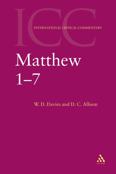 Matthew 1-7: Volume 1