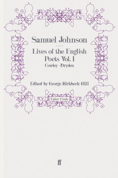 Lives of the English Poets Vol. I