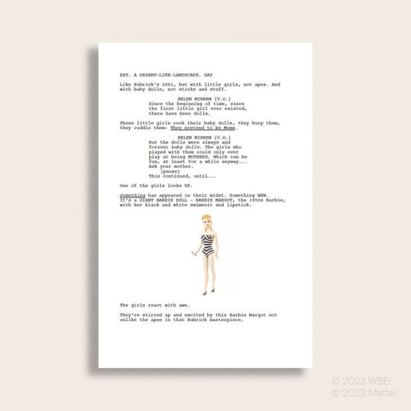 Barbie: The Screenplay