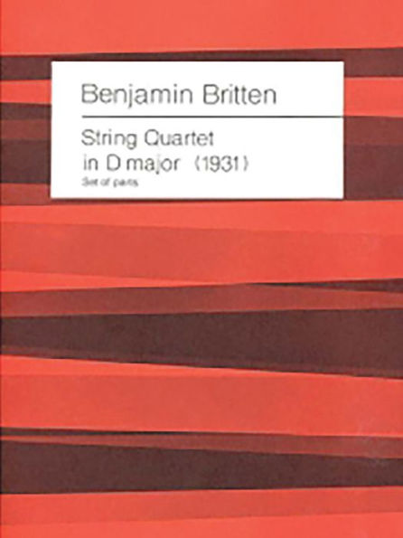 String Quartet in D: Score & Parts