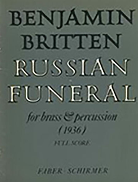 Russian Funeral: For Brass and Percussion, Score