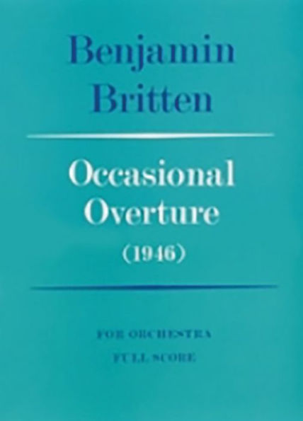 Occasional Overture: Score