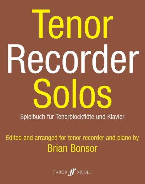Tenor Recorder Solos: Parts
