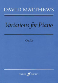 Title: Variations for Piano, Author: David Matthews