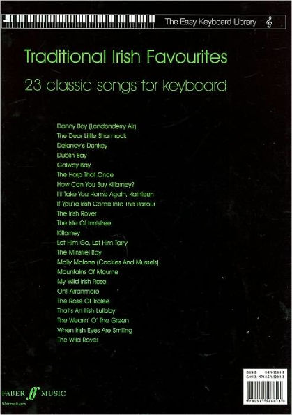 Traditional Irish Favourites: 23 Classic Songs for Keyboard