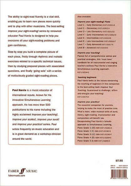 Improve Your Sight-Reading! Piano, Level 5 (New Edition): Piano Book: Paul  Harris