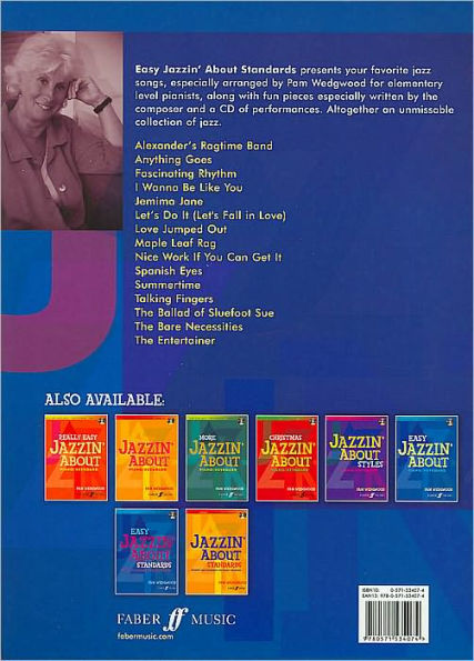 Easy Jazzin' About Standards -- Favorite Jazz Standards for Piano / Keyboard: Book & CD