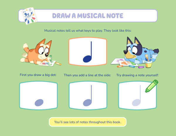 Bluey -- First Ever Piano Book