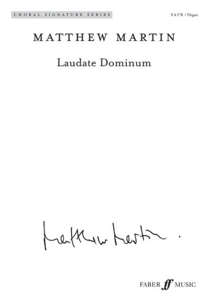 Laudate Dominum: SATB (with Organ), Choral Octavo