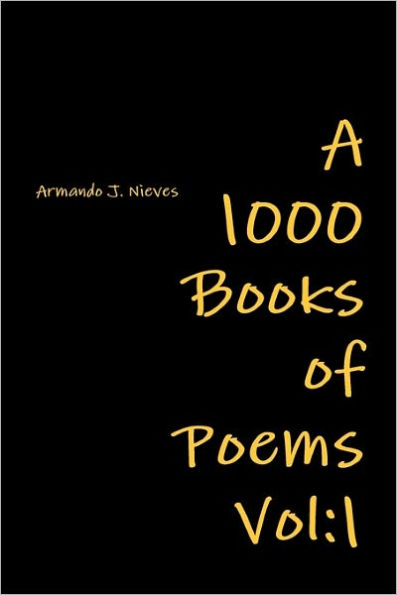 A 1000 books of poems