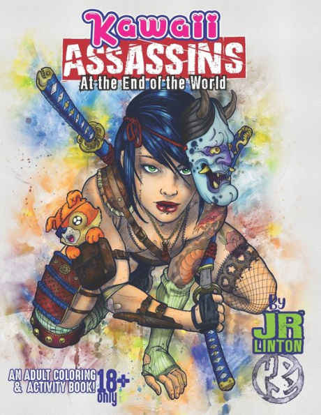 Kawaii Assassins: At the End of the World: Adult Coloring & Activity Book