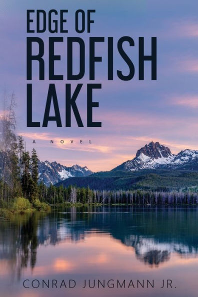 Edge of Redfish Lake: Large Glossy Paperback